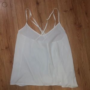 White Hollister tank top